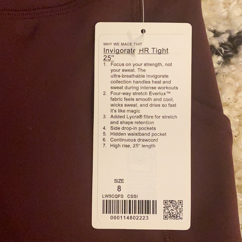 Invigorate HR Tight 25” - Picture 2 of 4